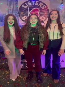 Poster for Birthday video from K3 Sisters Band