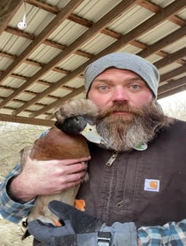 Poster for Valentine's Day video from Longbottom Bird Rescue