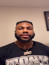 Poster for Birthday video from Zack Moss