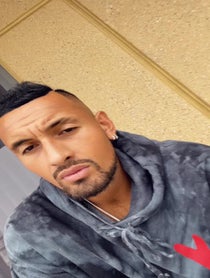 Poster for Valentine's Day video from Nick Kyrgios