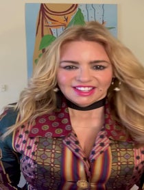 Poster for Birthday video from Olivia D’abo