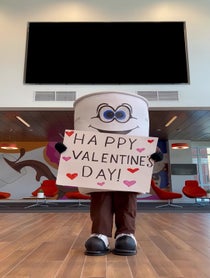 Poster for Valentine's Day video from Dunkin'