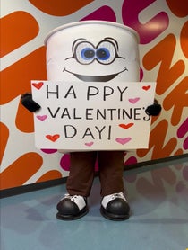 Poster for Valentine's Day video from Dunkin'