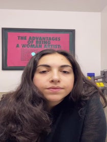 Poster for Birthday video from Adele Tiktok Girl