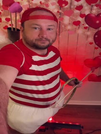 Poster for Valentine's Day video from Friggin Cupid
