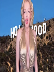 Poster for Birthday video from Marilyn Monroe Suzie Kennedy