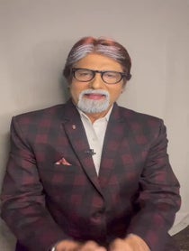 Poster for Birthday video from BIG B Shashikant Pedwal 👍