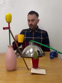 Poster for Birthday video from Joseph's Machines