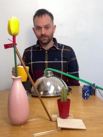 Poster for Birthday video from Joseph's Machines
