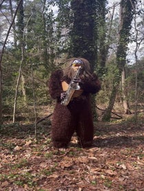 Poster for Birthday video from Saxsquatch