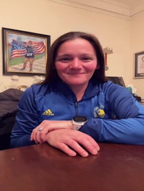 Poster for Pep Talk video from Becca Pizzi, Endurance Runner