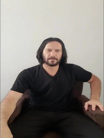 Poster for Birthday video from Marcos Jeeves, Keanu Reeves John Wick from Brazil