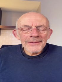 Poster for Birthday video from Christopher Lloyd