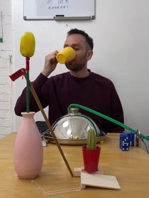Poster for Birthday video from Joseph's Machines