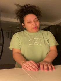 Poster for Birthday video from Hillary Star