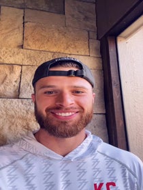 Poster for Birthday video from Harrison Butker