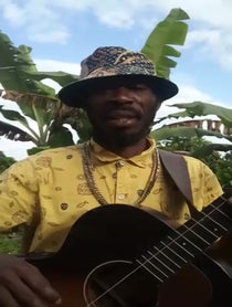 Poster for Birthday video from Brushy One String
