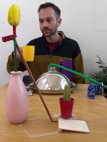 Poster for Birthday video from Joseph's Machines