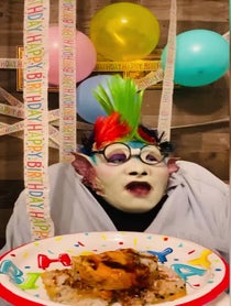Poster for Birthday video from Mukbang Mermaid