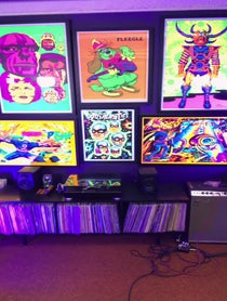 Poster for Birthday video from The M.C. Bat Commander