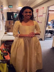 Poster for Birthday video from Hamilton: And Peggy Tour