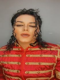 Poster for Birthday video from Michael Jackson Impersonator