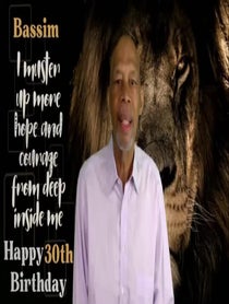 Poster for Birthday video from Kareem Abdul-Jabbar