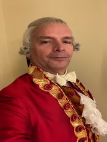 Poster for Birthday video from Hamilton: And Peggy Tour