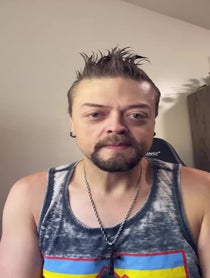 Poster for Birthday video from Thee Crazy Eye Guy