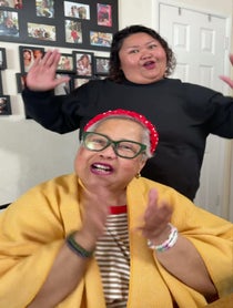 Poster for Birthday video from Mama LuLu, Apple & Family