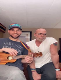 Poster for Birthday video from Bookend Baldies