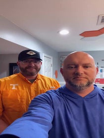 Poster for Birthday video from Jamie and John from True Crimecast (Podcast)