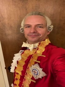 Poster for Birthday video from Hamilton: And Peggy Tour