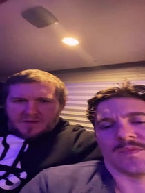 Poster for Pep Talk video from Brian Fallon & Chris Farren