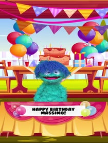 Poster for Birthday video from Happy Birthday Monsters!
