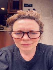 Poster for Birthday video from Olivia Colman