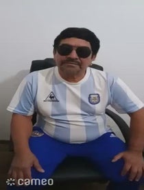 Poster for Intro video video from Maradona Impressionist