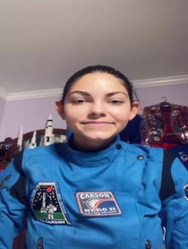 Poster for Birthday video from Alyssa Carson