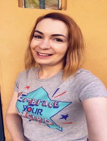 Poster for Birthday video from Felicia Day