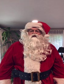 Poster for Pep Talk video from Santa