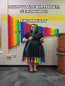 Poster for Birthday video from Ms. Jenkins