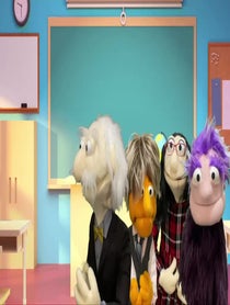 Poster for Pep Talk video from Old Enough To Know Better Puppets