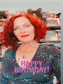 Poster for Birthday video from Vanessa Marshall