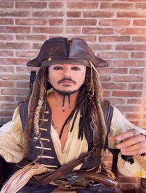 Poster for Birthday video from Real Jack Sparrow (Louis Guglielmero)