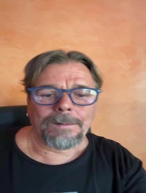 Poster for Birthday video from Juan Muñoz