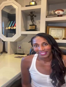 Poster for Pep Talk video from Lisa Leslie