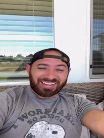 Poster for Pep Talk video from Theblondebrewer (Maggie & Jaron)