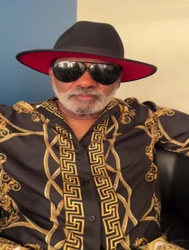 Poster for Birthday video from Ronald Isley