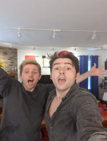 Poster for Birthday video from Jesse and Mike