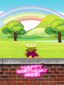 Poster for Birthday video from Happy Birthday Animals